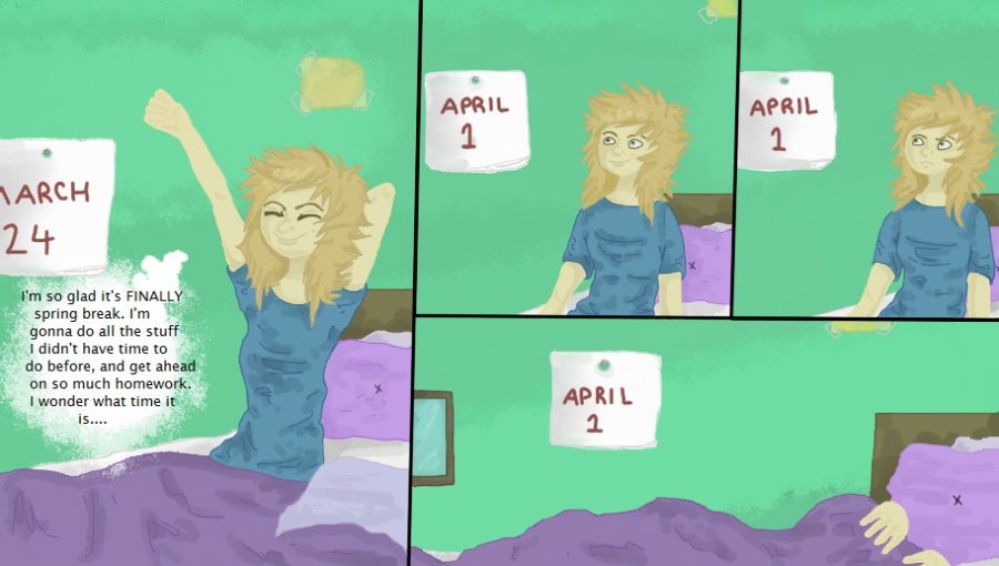 Editorial Cartoon:  Time flies when you sleep until five
