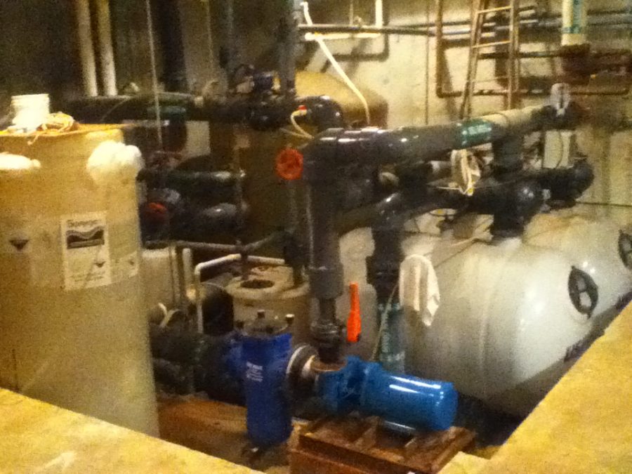 The basement contains many strange looking objects including two giant boilers with multiple attatchments