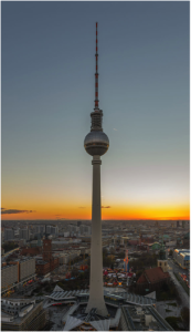 The Fernsehturm in Berlin. (PHOTO BY WIKIPEDIA)