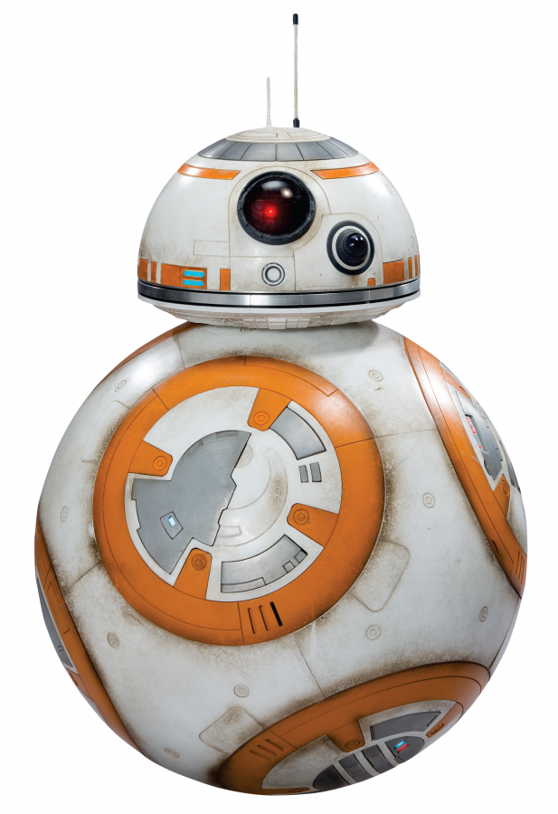The lovable BB-8 droid starring in The Force Awakens (PHOTO BY wikipedia.org)