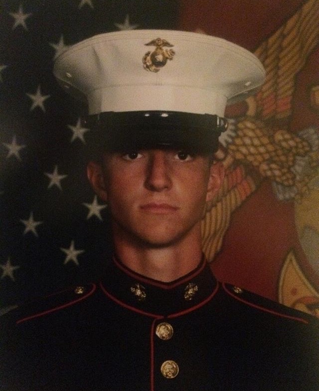 Jeremy Crosley has finished Marine Combat Training (TAKEN FROM INSTAGRAM)