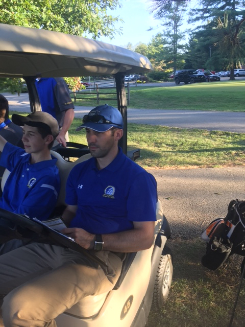 Treftz watching the final hole of the day be played vs. Anderson. (PHOTO BY KEMPER)