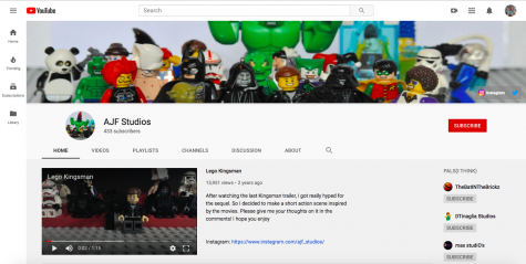 Andrew Foleys YouTube Channel, AJF Studios, has a subscriber count of 433 and counting.