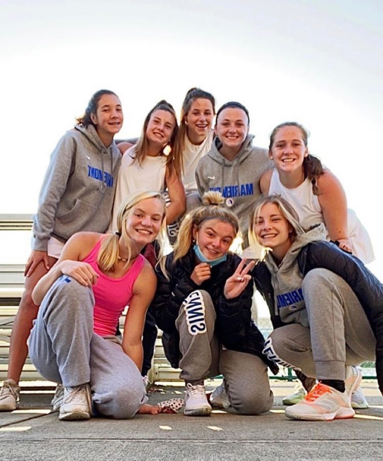 Team+following+Sectionals+Tournament.+LtR%3A+Top%3A+Ella+Malafa%2C+Caroline+Soller%2C+Kate+Taylor%2C+Logan+Wilhelm%2C+and+Lucy+Neville.+Bottom%3A+Cece+Kuwatch%2C+Peyton+Wilhelm%2C+and+Claire+Soller.+%28PHOTO+FROM+%40soller.claire+Instagram%29+