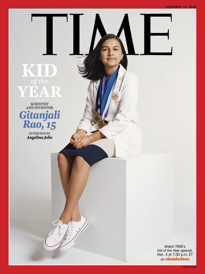 Gitanjali Rao on the cover of Time Magazine.